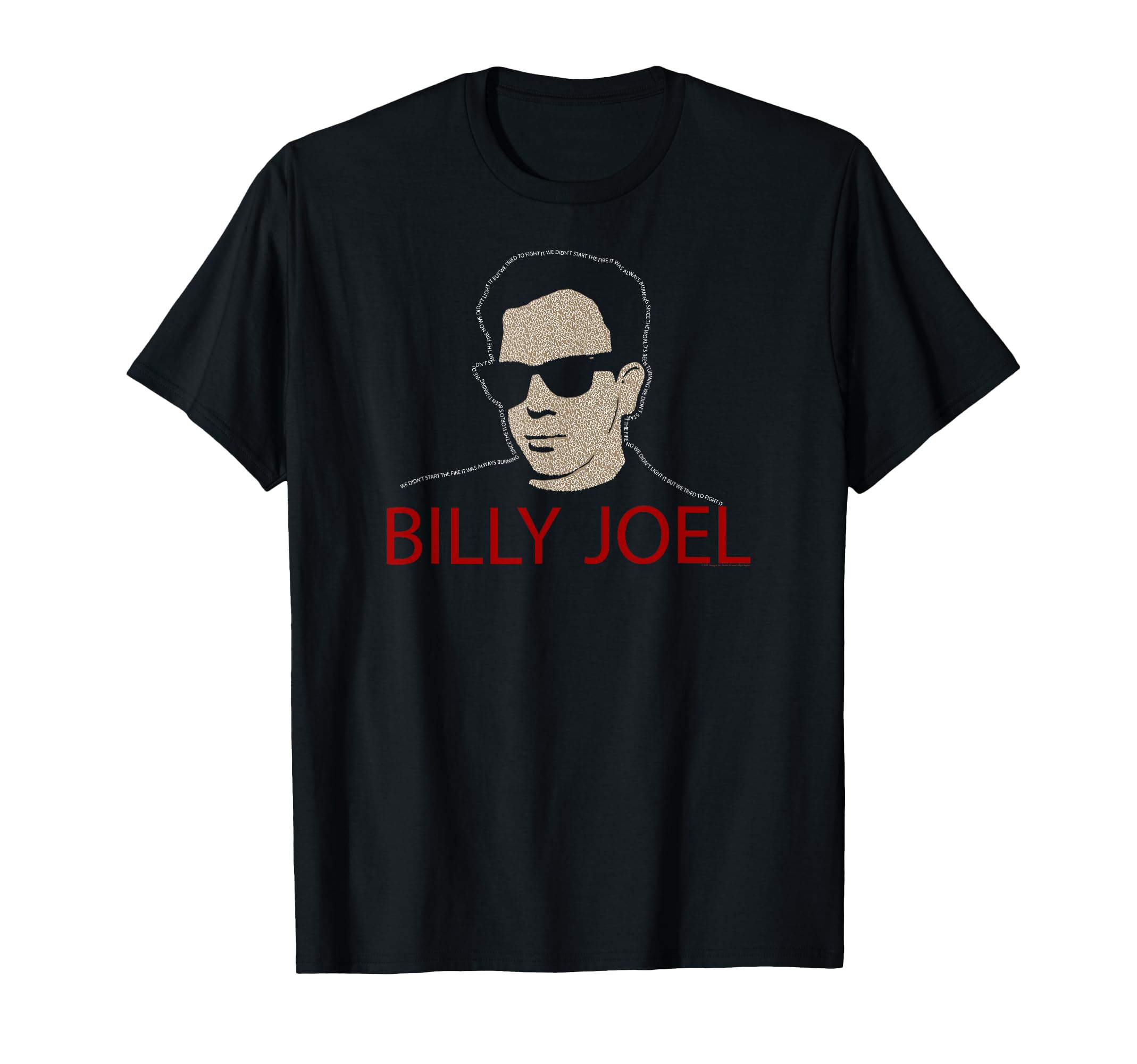 Billy Joel  ビリー・ジョエル  Tシャツ  公式グッズ Amazon | ビリー・ジョエル - ビリー・ジョエル Tシャツ | T